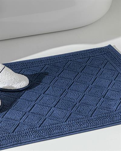 Freya Кърпа За Крака Жакардов Памучен 50x70 см Син