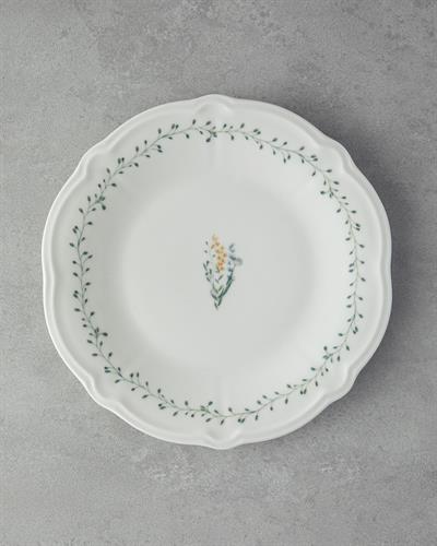 Frezya Комплект За Хранене Порцелан 24 части за 6 души Жълт - Зелен