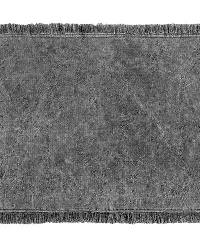 Fringe Cotton Rug 120x180 cm Anthracite