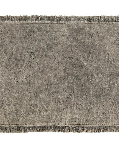 Fringe Cotton Rug 120x180 cm Beige