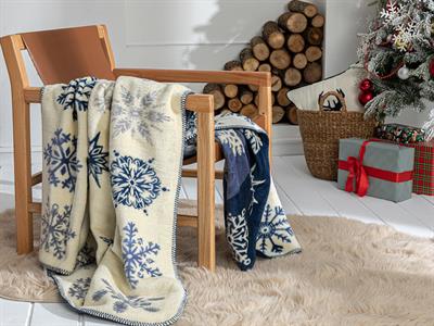 Frozen Тв Одеало Акрил, Синьо-Сиво, 130 X 170 Cm