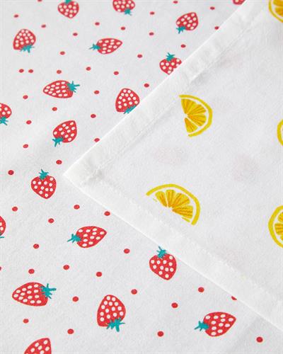 Fruits Кърпа За Сушене 2 бр. Памук 30x50 см Червен - Жълт