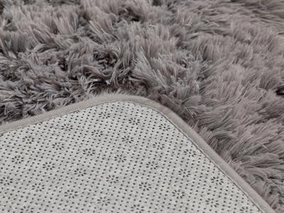 Furry ПОСТЕЛКА ЗА БАНЯ КО С нехлъзгащ се гръб Плюш 60x100 cm + 60x50 cm Dark Gray