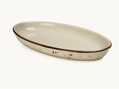 Gage ТЕПСИЯ ЗА ФУРНА Голяма овална Порцелан 26 cm Cream.
