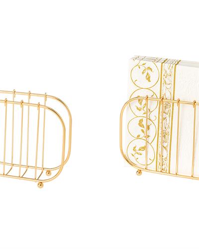 Gales Салфетник Метал 17x11 см Златен