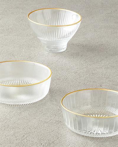 Galette Glass Cookie 12 cm Gold