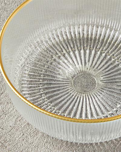 Galette Glass Cookie 12 cm Gold