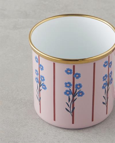 Чаша Емайлиран 350 мл.. Шарен