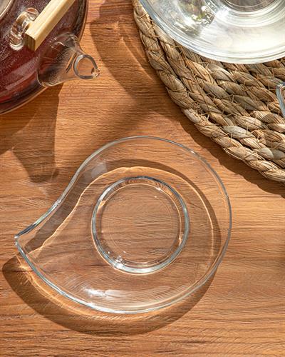 Garish Чаена Чиния 6 Бр., Стъкло, Прозрачен, 13 Cm