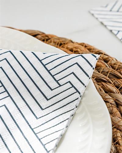 Gate Хартиени Салфетки 20 бр. Хартия 33x33 см Черен