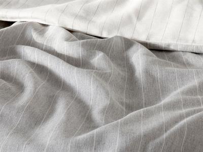Gentle СПАЛНО БЕЛЬО КОМПЛЕ Двоен Pinstripe Twill 200x220 cm Gray