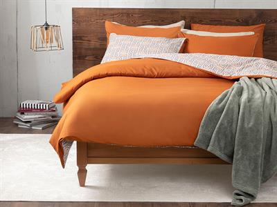 Geo Trellis СПАЛНО БЕЛЬО КОМПЛЕ За един човек Памучен 160x220 cm Beige