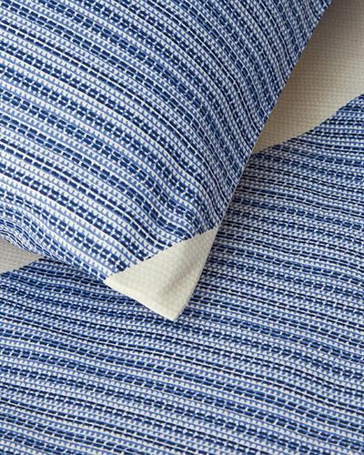 GeoModern Спален Комплект Единичен Лесно за гладене 160x220 см Морскосин