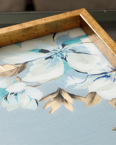 Georgia Glass Decorative Tray 31x46 cm Blue