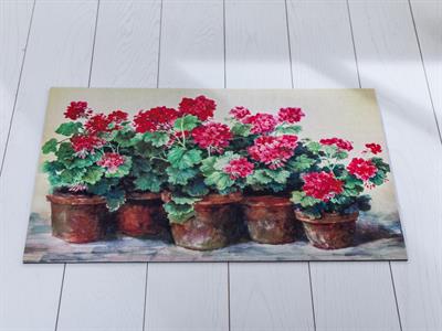 Geraniums ИЗСТРИВАЛКА Отпечатано 45x75 cm Light Beige