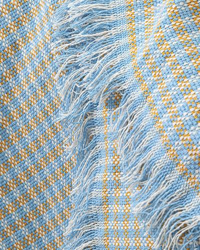 Gia Покривка За Кресло Жълто-Синьо, 170 X 180