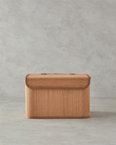 Gina Кутия За Съхранение Бамбук, Светлокафяво., 28 X 20 X 18 Cm