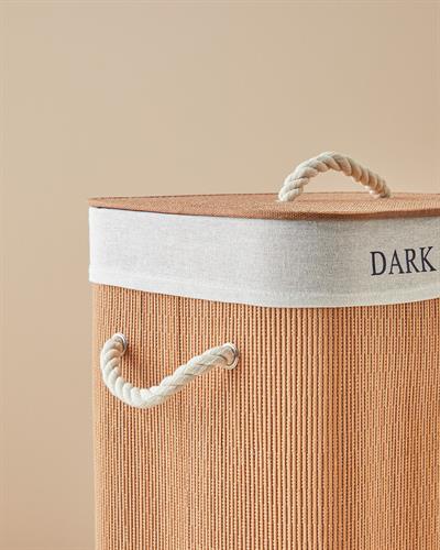 Gina Кош За Пране Бамбук, Светлокафяво., 40 X 30 X 60 Cm