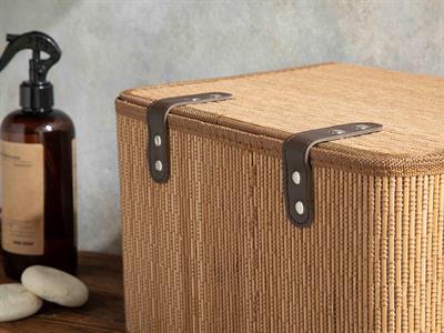 Gina Кутия За Съхранение Бамбук, Светлокафяво., 36 X 27 X 22 Cm