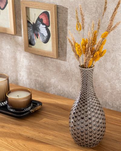 Gina Ваза 11,3x11,3x24,5 см Кафяв