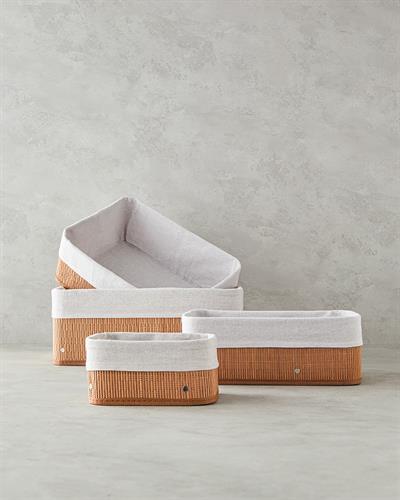 Gina Кошница Бамбук 36x26x14 cm Светлокафяв