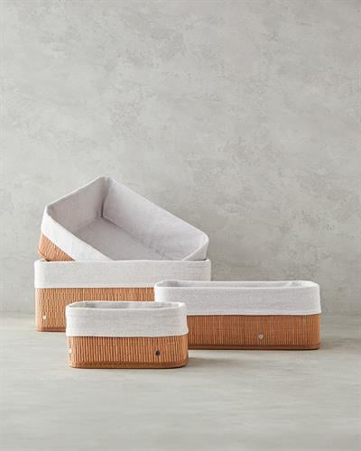 Gina Кошница Бамбук 40x30x16 см Светлокафяв