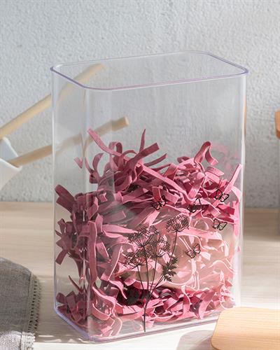 Gingko Biloba Съд За Съхранение С капак Дървен 2 л Прозрачен