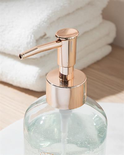 Gingko Leaf ДОЗАТОР ЗА ТЕЧЕН САП Cam 7x7x18 cm Rose Gold
