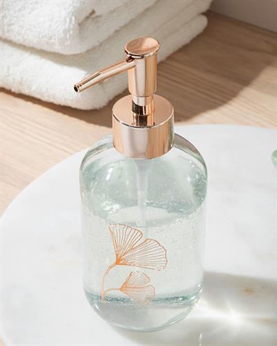 Gingko Leaf ДОЗАТОР ЗА ТЕЧЕН САП Cam 7x7x18 cm Rose Gold