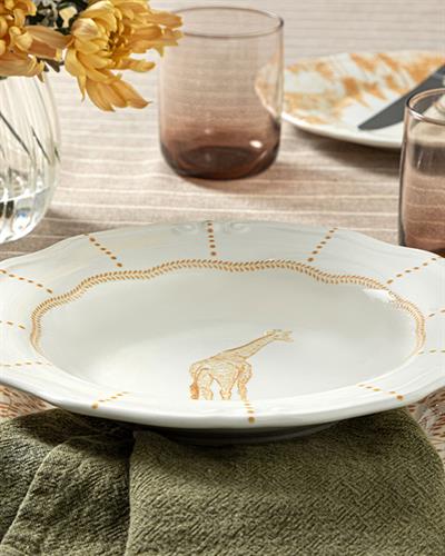 Giraffe Чиния За Вечеря Порцелан, Оранжево,, 23 Cm