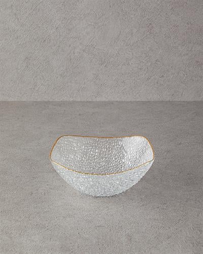 Giselle Купа Стъкло 19 см Златен