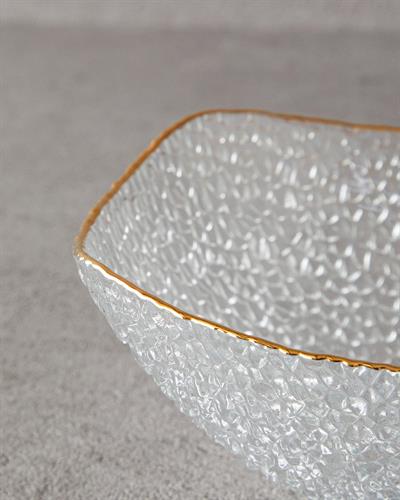 Giselle Купа Стъкло 19 см Златен
