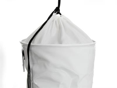 Glam КОШ ЗА ПРАНЕ Със завръзваща се горна част ПВЦ 32x36 cm White