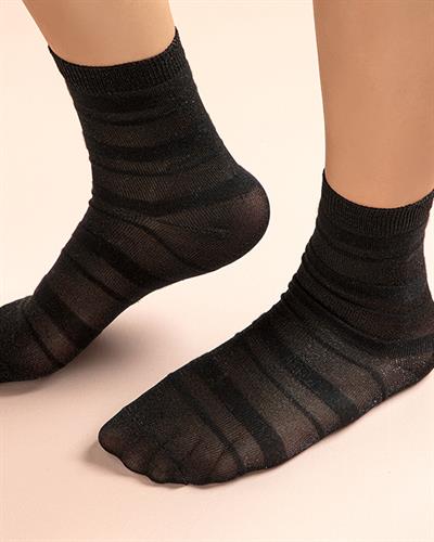 Glam Нюд Чорап Дамски, Черно, 36-40