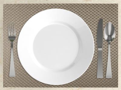 Glam АМЕРИКАНЗКИ СЕРВИЗ 4 броя ПВЦ 45x30 cm Златисто