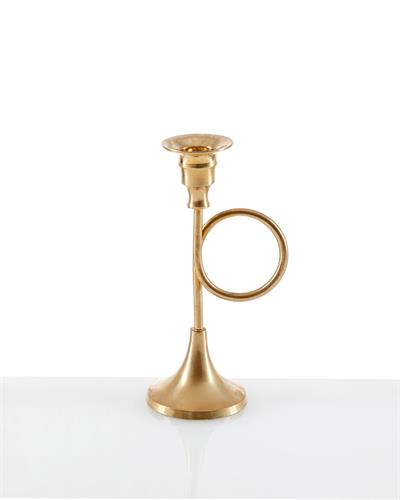Glam Свещник 7x7x18 cm Златен