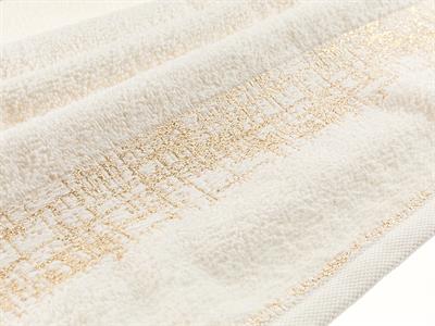 Glam Bordure ХАВЛИЯ ЗА ЛИЦЕ Сребрист (златист) 50x80 cm Cream-Golden