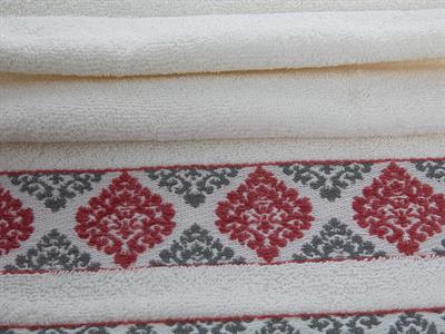 Glam Damask ХАВЛИИ ЗА РЪЦЕ Жакардов 30x45 cm Cream-Pink