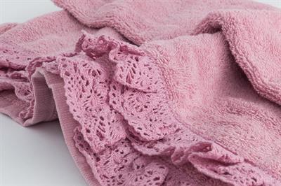 Glam Frill ХАВЛИЯ ЗА ЛИЦЕ С волани 50x80 cm Rose Color