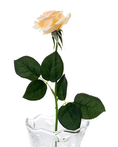 Glam Rose Изкуствено Цвете 42 см Бежов