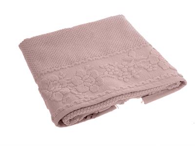 Glam Rose ХАВЛИЯ ЗА КРАКА Жакардов 50x70 cm Powder Pink.