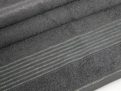 Glam Stripe ХАВЛИЯ ЗА ЛИЦЕ Сребрист (златист) 50x80 cm Gray