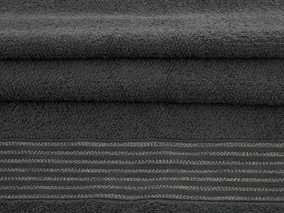 Glam Stripe ХАВЛИЯ ЗА ЛИЦЕ Сребрист (златист) 50x80 cm Gray
