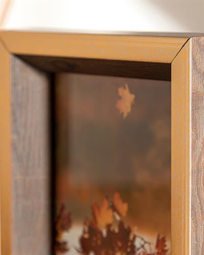 Glamour Рамка 10x15 см Кафяв - Златен