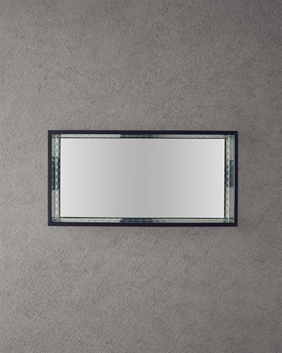 Glamour Декоративен Поднос Стъкло 30X15X4 Черен