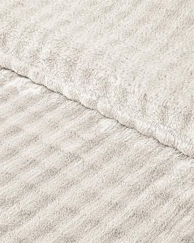 Glance Одеяло Единичен Супер мек с балончета 150x200 см Кремав