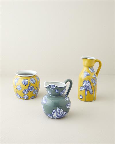 Glen Ваза 16x16x14см Жълт