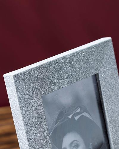 Glitter Рамка МДФ 15x20 см Сребърен
