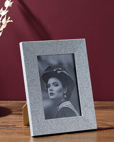 Glitter Рамка МДФ 15x20 см Сребърен