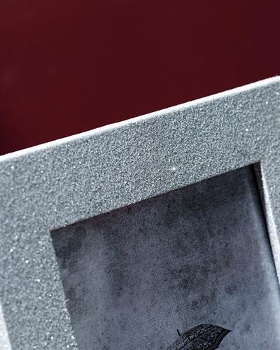 Glitter Рамка МДФ 17x22,5x2 cm Сребърен